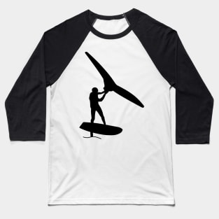 Surfer with foil wing Baseball T-Shirt